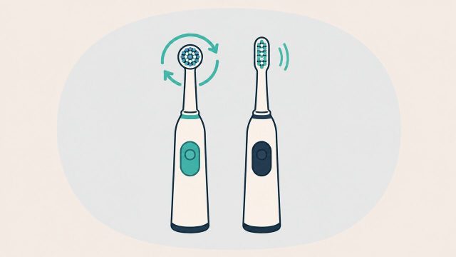 電動歯ブラシのイラスト