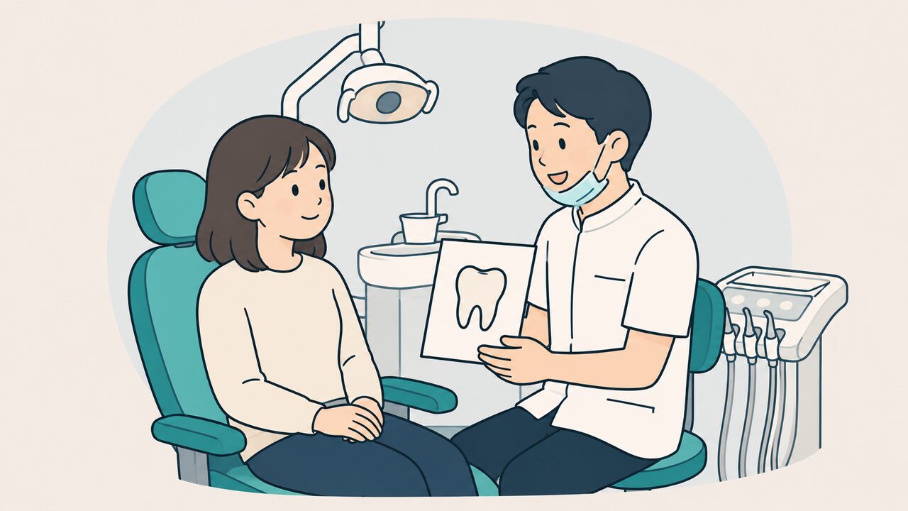 歯科治療への不安のイラスト