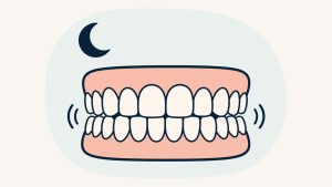 歯ぎしりのイラスト
